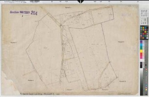 Niederaden (Lünen), Lanstrop (Dortmund), Umlegung Niederaden, Urkarte II Lanstrop Planblatt 5