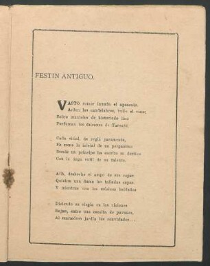 Festín antiguo.