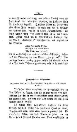 Fünfzehnter Abschnitt