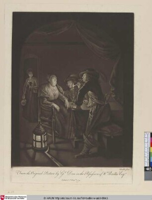 [Das innere einer Wohnstube; Interior of an inn]