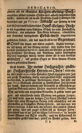 Himmlisch-Gesinnter Seelen Himmel-Durchschallende Und Unsern Gott billich hoch verherrlichende Gebät-Music, Das ist Geistreiches Gesang-Gebät-Buch Bestehend in 1000. auserlesenen, Seufzer- oder Gebät-Weise gestellten, so wohl alten, als aber auch viel und noch mehr neuen, verändert- und verbesserten geistlichen lieblichen Liederen : Mit anmuthigen, aus unterschiedlichen Musicalischen Büchern gezognen, auch zum Theil gantz neu-componierten leichten Melodien zu 2. 3. 4. und 5. Stimmen, Nebst einem accurat-gezeichneten General-Bass, in dieses bequeme Format, Zum Lob des Drey-Einigen Gottes, und zu wahrer Gottseliger Erbauung verfertiget