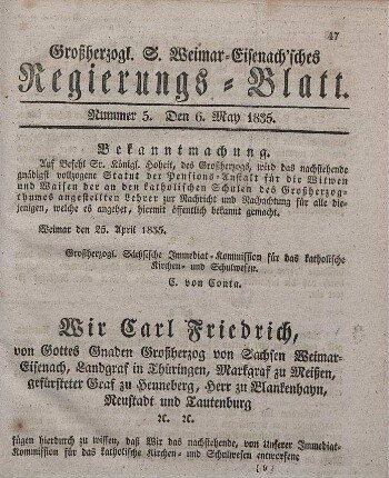 Nr. 5 : 6. May 1835