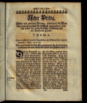 125-141, Achte Predig.