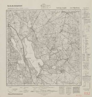 2586 Gilgenburg, Topographische Karte 1:25000 (4cm - Karte)