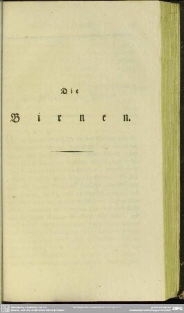 Die Birnen