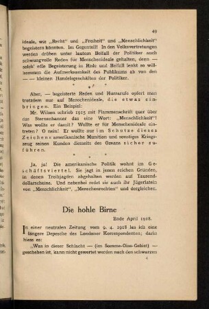 49-52, Die hohle Birne