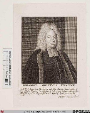 Bildnis Johann Gustav Reinbeck