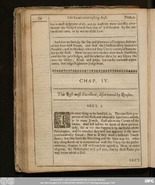 Chap. IV. This Rest most Excellent, discovered by Reason.