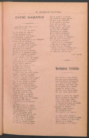 Verdades criollas
