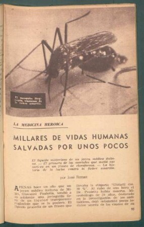 Millares de vidas humanas salvadas por unos pocos