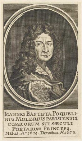 Bildnis des Ioannes Baptista Poquelinus Molerius