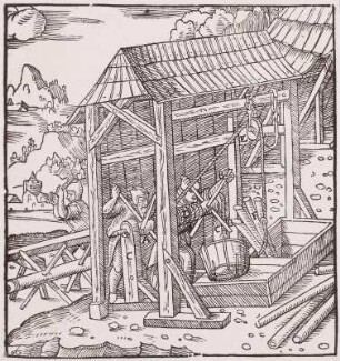 Bergbau, Agricola 1556