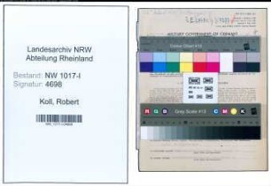 Entnazifizierung Robert Koll , geb. 29.07.1889 (Fabrikant)