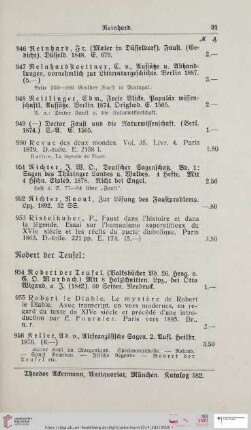 Reinhard (Nr. 946 - 956)