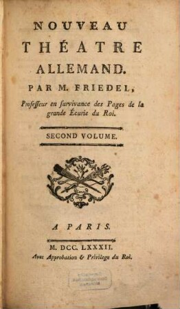 Nouveau Théâtre Allemand, 2