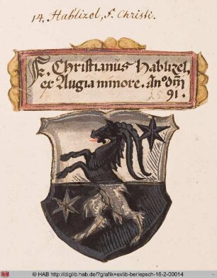 Wappen des Christian Hablizel