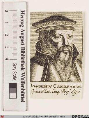 Bildnis Joachim I Camerarius (eig. Kammermeister)