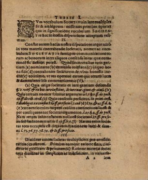 Disputatio Juridica. De Contrahenda Societate