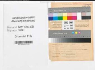 Entnazifizierung Fritz Gruendel, geb. 05.04.1883 (Studienrat)