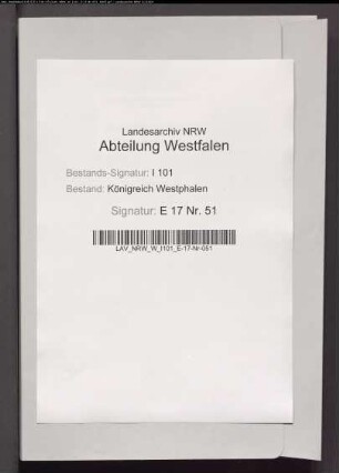 Gekündigte Kapitalien der aufgehobenen geistlichen Stiftungen über 500 Francs - Bd. 1