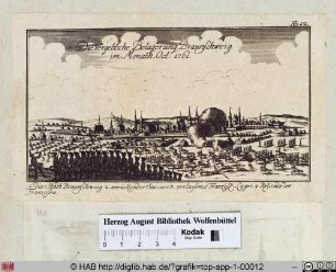 Die vergebliche Belagerung Braunschweig. im Monath. Oct: 1761.