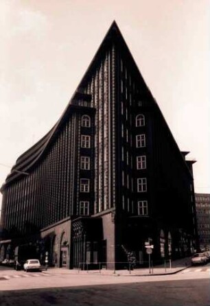 Hamburg: Chilehaus, Spitzgiebel