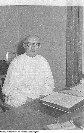 Dresden. Stadtverordnete. Dr. Victor Otto(?) als Stadtverordneter, 1958