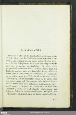 Die Zukunft