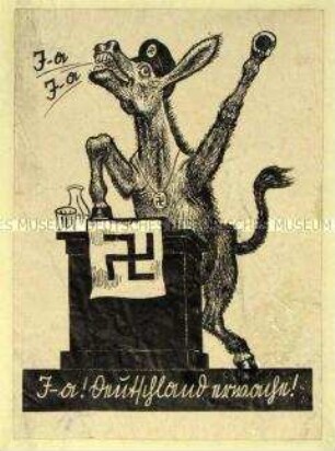 Handzettel gegen die NSDAP