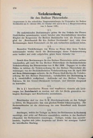 Verkehrsordnung für den Berliner Platzverkehr