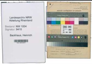 Entnazifizierung Heinrich Backhaus , geb. 18.03.1904 (Monteur)
