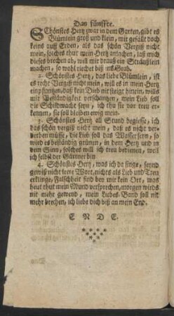 Das fünffte.