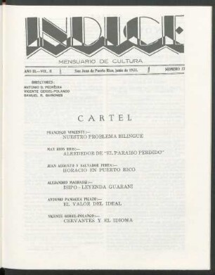 Año III, : núm. 27, junio de 1931