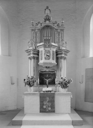 Kanzelaltar mit dem letzten Abendmahl