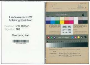 Entnazifizierung Karl Overbeck , geb. 20.10.1893 (Lehrer)