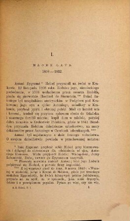 Antoni Zygmunt Helcel : 1808 - 1870, 1