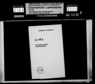 Gemeinderechtsverhältnisse in Böttingen, Bremelau, Buttenhausen und Eglingen