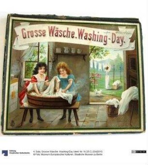 Grosse Wäsche. Washing-Day