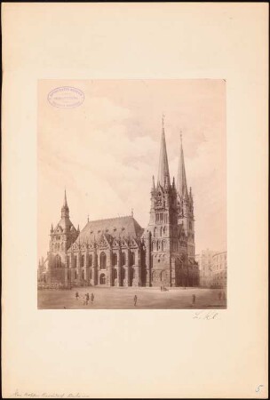 Dom St. Petri, Bremen Wiederherstellung der Türme: Ansicht