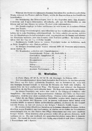 III. Westindien.