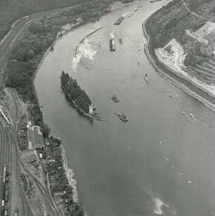 Freigabe der Fahrrinne Binger Riff/Rhein