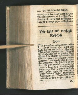 [Das sechs und viertzigste Gespräch. - Das fünfftzigste Gespräch.]