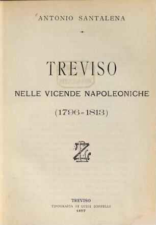 Treviso nelle vicende Napoleoniche (1796 - 1813)