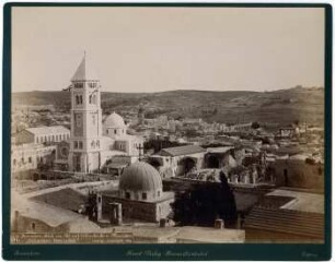 Jerusalem, Blick von W. auf Erlöserkirche u. Muristan [Collection Hentschel]