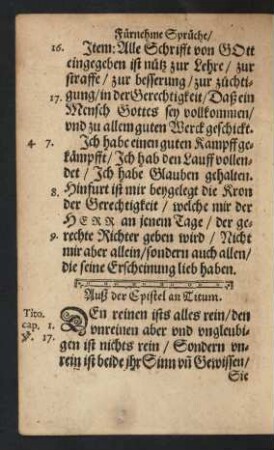 Auß der Epistel an Titum.