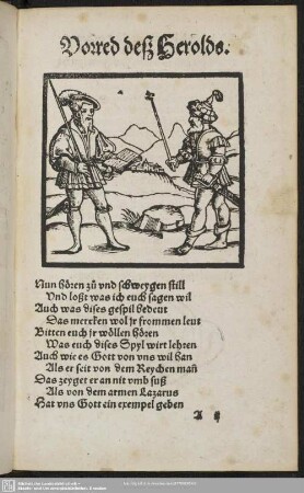 Vorred deß Herolds