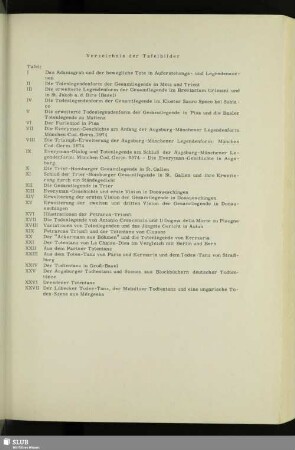 Verzeichnis der Tafelbilder