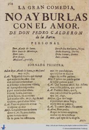 No ay burlas con el Amor.