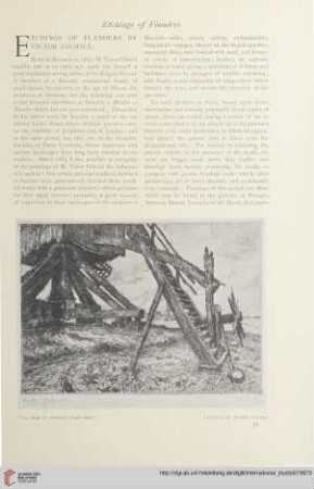 Etchings of Flanders by Victor Gilsoul
