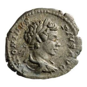 Münze, 210 - 222 n. Chr.